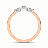 10K Rose Gold 1/3 Ct.Tw. Diamond Promise Ring