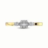 10K Yellow Gold 1/3 Ct.Tw. Diamond Promise Ring