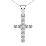 Diamond 1/6 Ct.Tw Cross Pendant