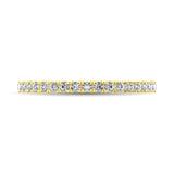 14K Yellow Gold Diamond 3/8 Ct.Tw. 9 Stone Anniversary Band