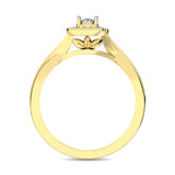 10K Yellow Gold Diamond 1/6 Ct.Tw. Promise Ring