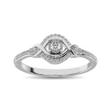 10K White Gold Diamond 1/6 Ct.Tw. Promise Ring