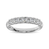 10K White Gold Diamond 1/2 Ct.Tw. Anniversary Ring