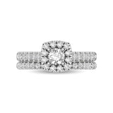 14KT White Gold 1Ct.Tw. Diamond keyani Bridal Ring
