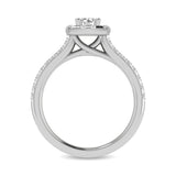 14KT White Gold 1Ct.Tw. Diamond keyani Bridal Ring