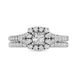 14KT White Gold 1Ct.Tw. Diamond keyani Bridal Ring