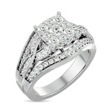 Diamond Engagement Ring 1 ct tw in 10K White Gold