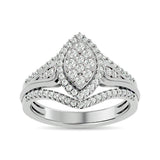 Diamond Engagement Ring 1/2 ct tw in 10K White Gold