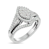 Diamond Engagement Ring 1/2 ct tw in 10K White Gold