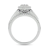 Diamond Engagement Ring 1/2 ct tw in 10K White Gold
