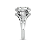 Diamond Engagement Ring 1/2 ct tw in 10K White Gold