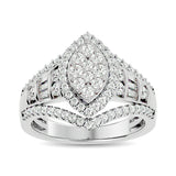 Diamond Engagement Ring 1 ct tw in 10K White Gold