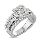 Diamond Engagement Ring 1 ct tw in 10K White Gold