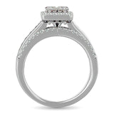 Diamond Engagement Ring 1 ct tw in 10K White Gold