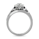 Diamond Engagement Ring 1/2 ct tw in 10K White Gold