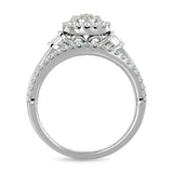 Diamond Engagement Ring 3/4 ct tw in 10K White Gold