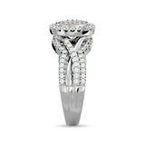 Diamond Engagement Ring 3/4 ct tw in 10K White Gold