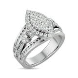 Diamond Engagement Ring 1 ct tw in 10K White Gold