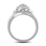 Diamond Engagement Ring 1/2 ct tw in 10K White Gold