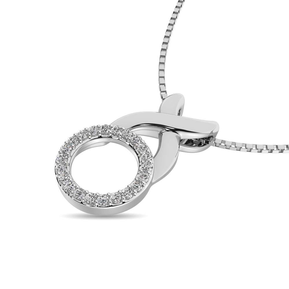 Diamond Fashion Pendant 1/20 ct tw in Sterling Silver