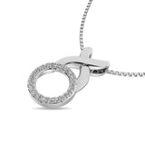 Diamond Fashion Pendant 1/20 ct tw in Sterling Silver