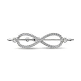 Diamond Infinity Bracelet 1/6 ct tw in Sterling Silver