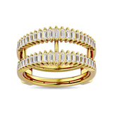 Diamond Guard Ring 5/8 ct tw in 14K Yellow Gold