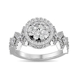 Diamond Engagement Ring 1 1/6 ct tw in 14K White Gold