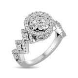 Diamond Engagement Ring 1 1/6 ct tw in 14K White Gold