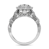 Diamond Engagement Ring 1 1/6 ct tw in 14K White Gold