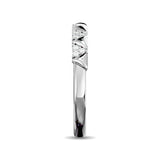 Diamond Stackable Band 1/10 ct tw in 10K White Gold