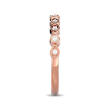 Diamond Stackable Band 1/10 ct tw in 10K Rose Gold