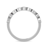 Diamond Stackable Band 1/10 ct tw in 10K White Gold