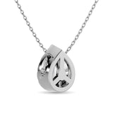 Diamond Round Cut Fashion Pendant 1/4 ct tw in 14K White Gold