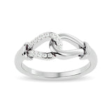Diamond Fashion  Ring 1/6 ct tw in 10K White Gold