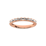 Diamond Anniversary Ring 1/50 ct tw in 14K Rose Gold