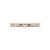 Diamond Anniversary Ring 1/50 ct tw in 14K Rose Gold