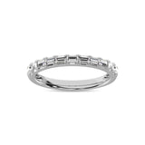 Diamond Anniversary Ring 1/50 ct tw in 14K White Gold