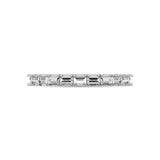 Diamond Anniversary Ring 1/50 ct tw in 14K White Gold