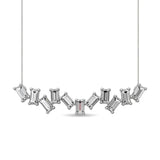 Diamond Fashion Necklace 1/10 ct tw in 10K White Gold