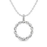 10KT WHITE GOLD 1/6CT TW DIAMOND NECKLACE