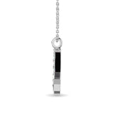 10KT WHITE GOLD 1/10CT TW DIAMOND PENDANT