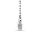 10KT WHITE GOLD  1/20CT TW DIAMOND PENDANT