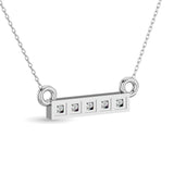 10KT WHITE GOLD  1/20CT TW DIAMOND PENDANT