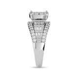 Diamond Engagement Ring 1 1/2 ct tw in 10K White Gold