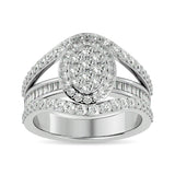 Diamond Engagement Ring 1 1/2 ct tw in 14K White Gold