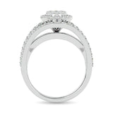 Diamond Engagement Ring 1 1/2 ct tw in 14K White Gold