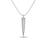 Diamond Fashion Pendant 1/6 ct tw in 10K White Gold