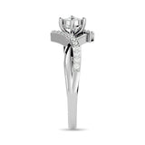 10K White  Gold 1/5 Ct.Tw. Diamond Promise Ring