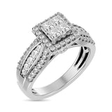 Diamond Engagement Ring 1 ct tw in 14K White Gold